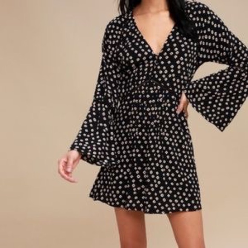 Amuse society mini dress. Black. Worn once.